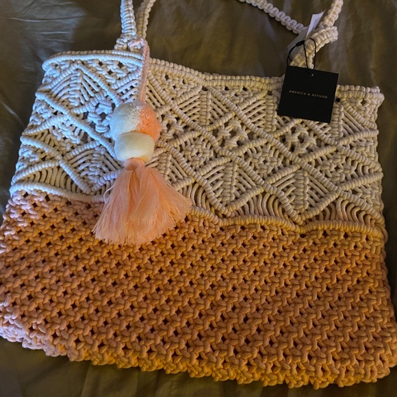 Ombré Macreme Bag - Picture 1 of 4